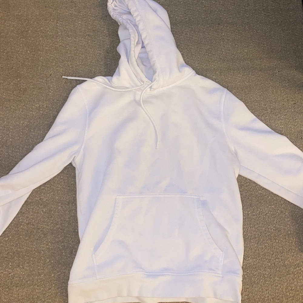 White hoodie